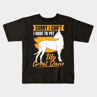 Great Dane German Mastiff Dog Lover Gift Kids T-Shirt